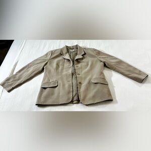 Talbots Tan Blazer US14